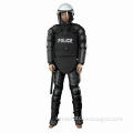 Anti-riot suit, upper body front and groin protector